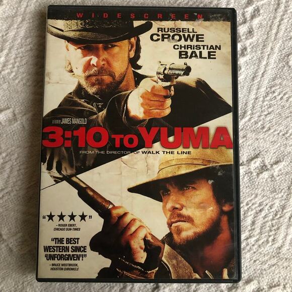 3:10 to Yuma Other - 3:10 to Yuma Widescreen Dvd 2007 Movie Western Russell Crowe Christian Bale
